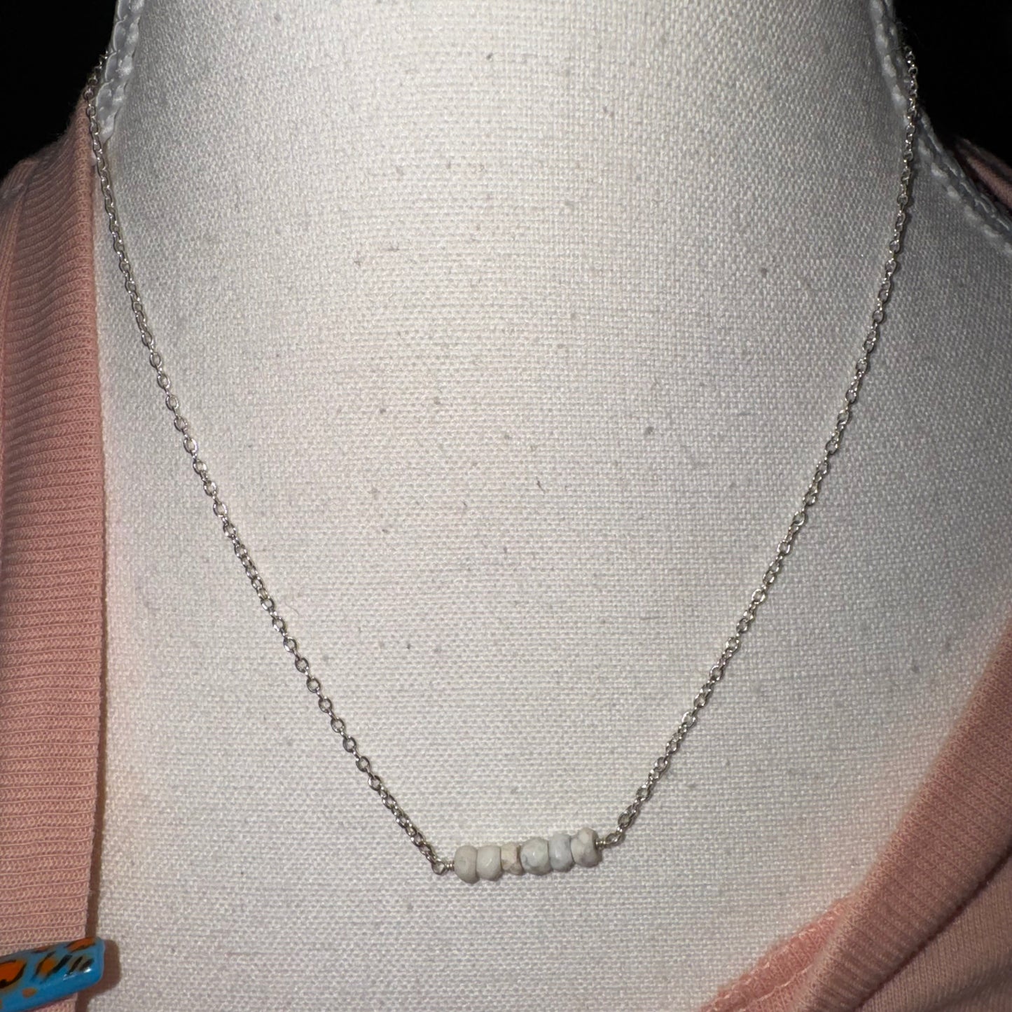Howlite necklace