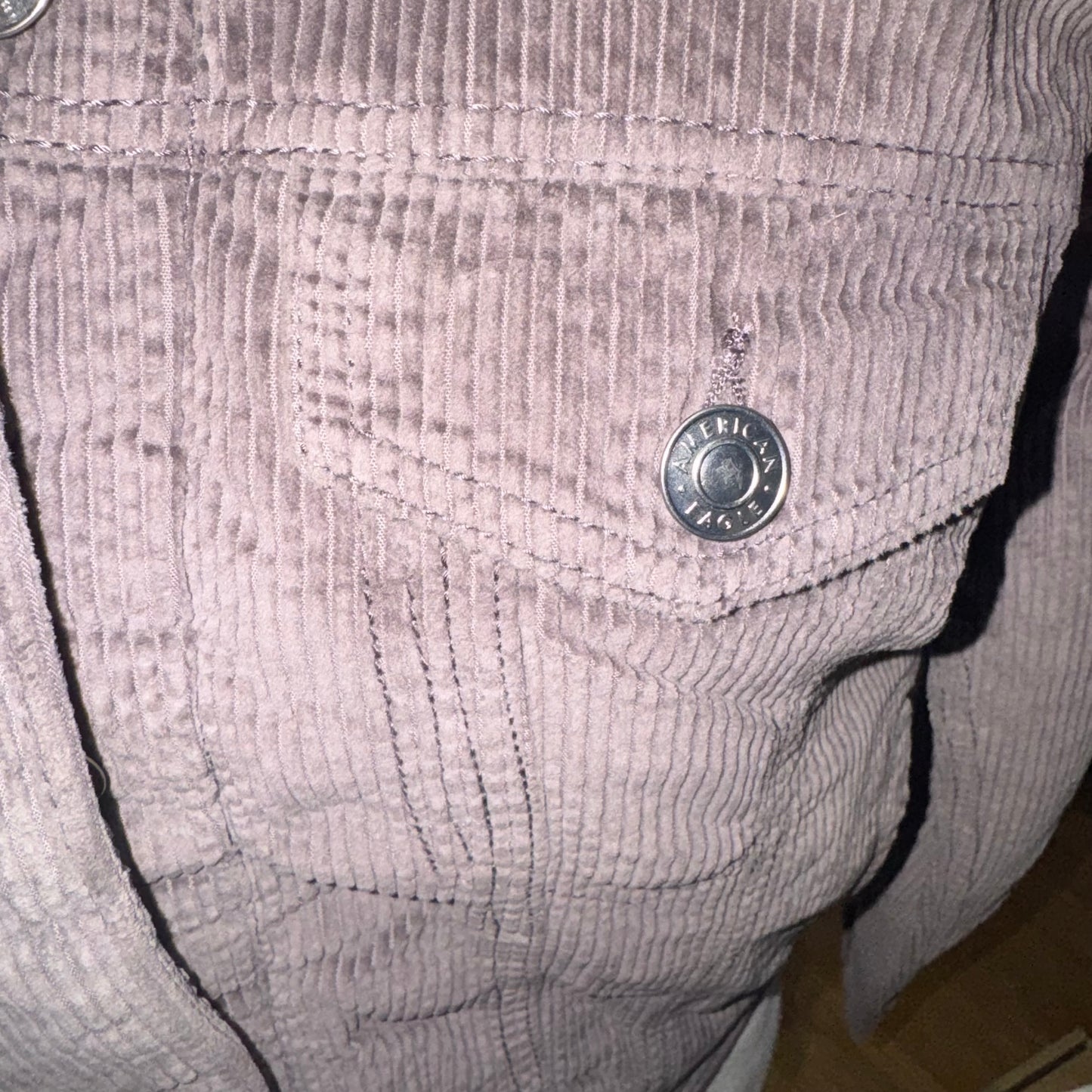 Sherpa lined corduroy jacket