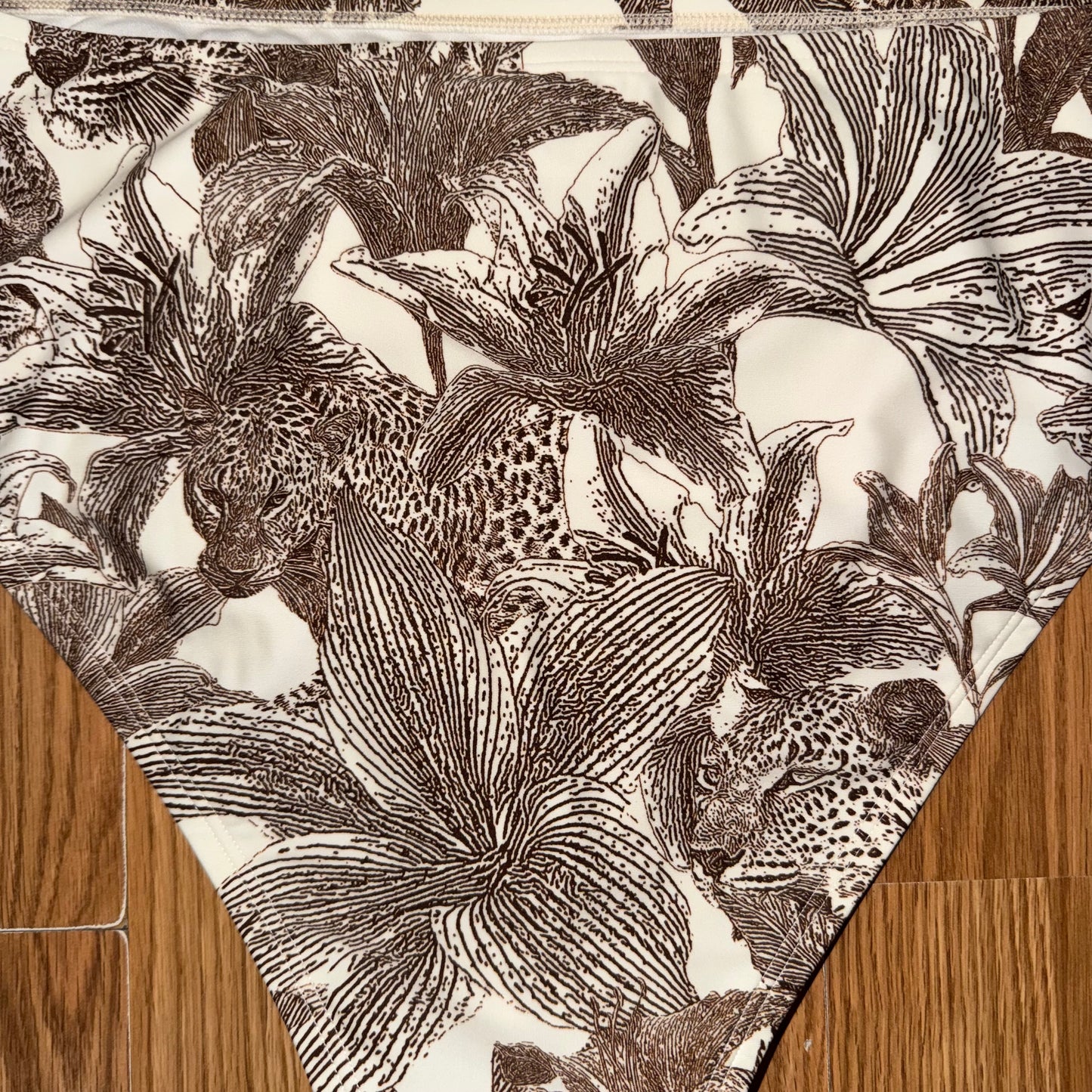 Wild kingdom mid rise bikini bottom