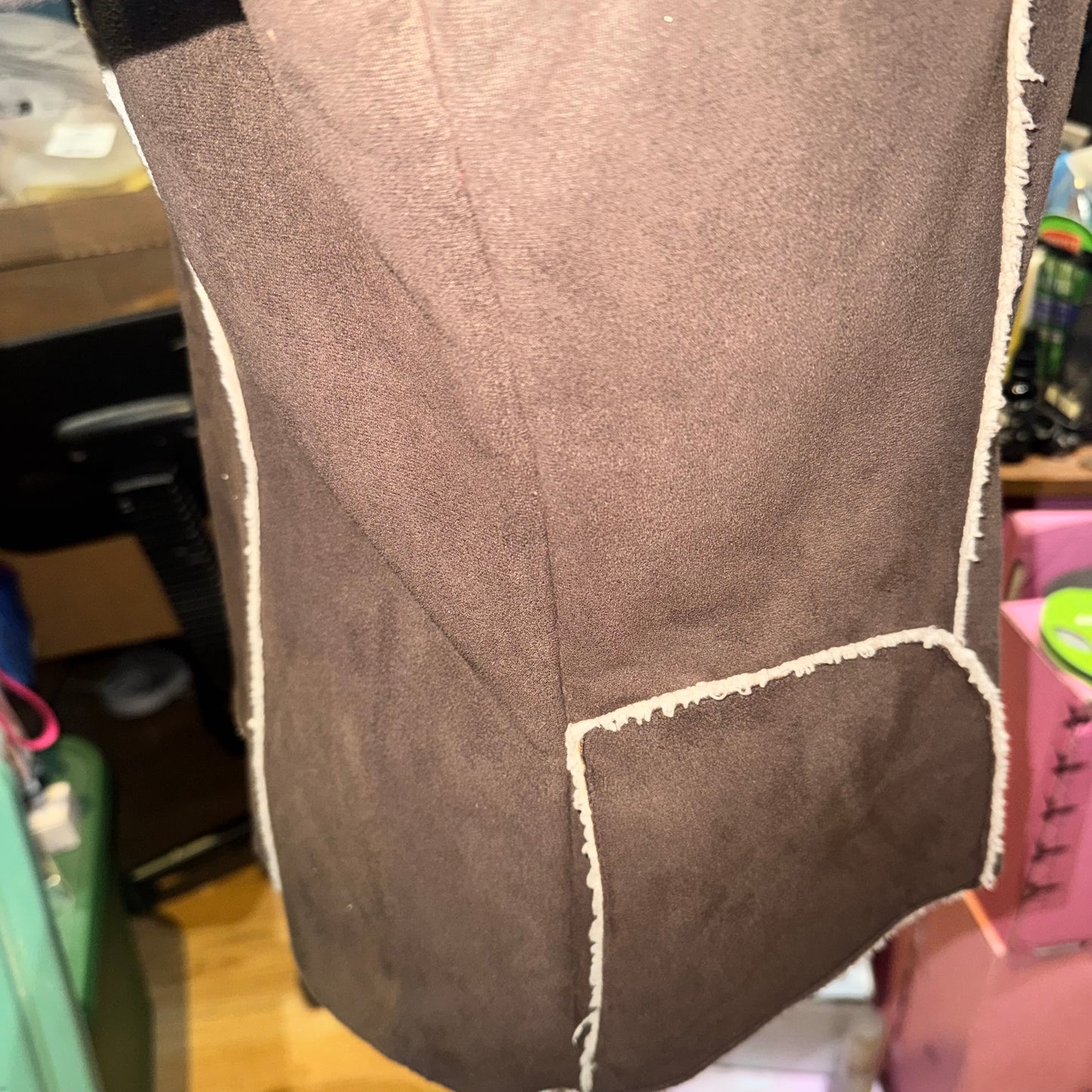 Vintage old navy faux shearling jacket