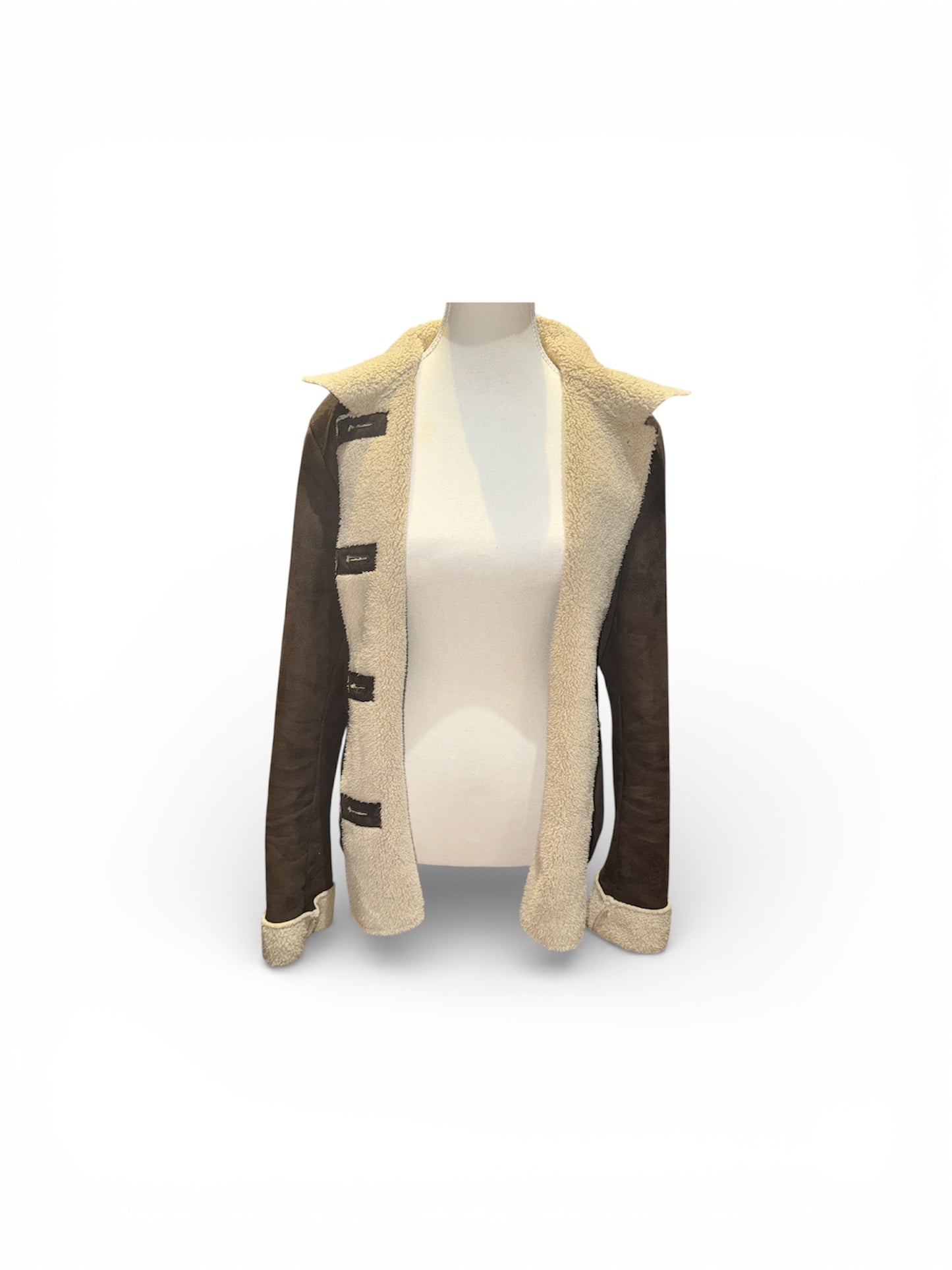Vintage old navy faux shearling jacket