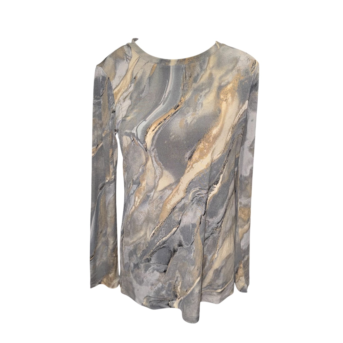 Liquid knit marble top