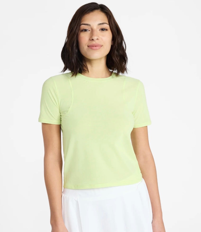 Limestone mesh tee