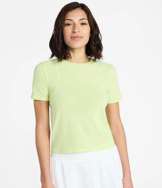Limestone mesh tee