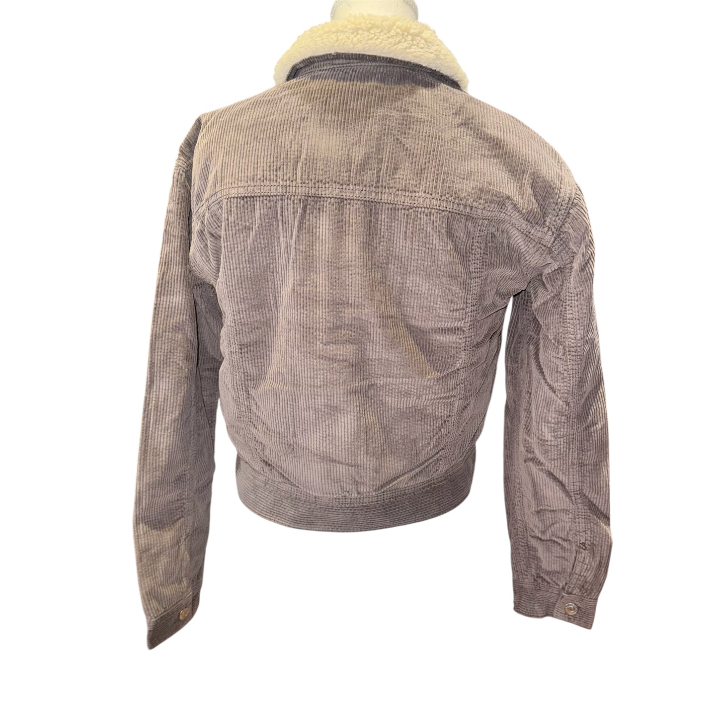 Sherpa lined corduroy jacket