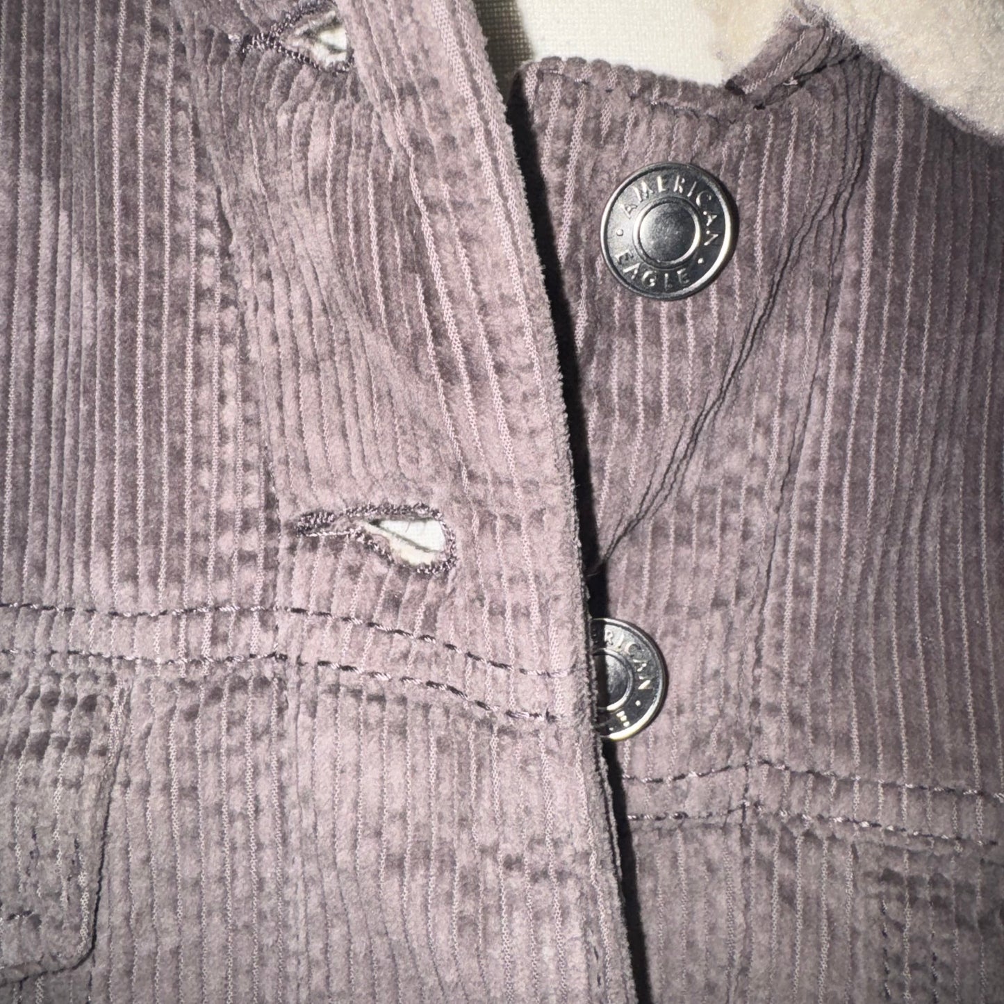 Sherpa lined corduroy jacket