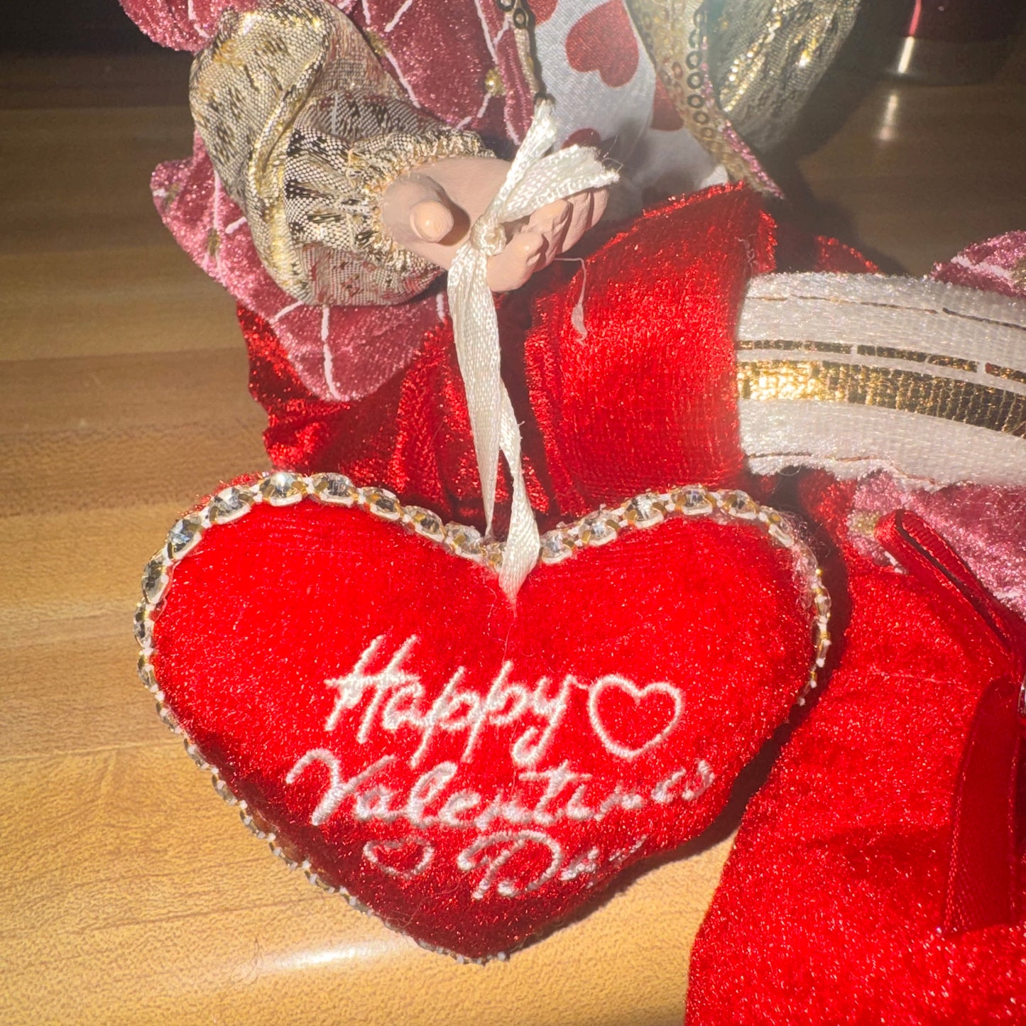 Valentine’s Day elf shelf sitter doll