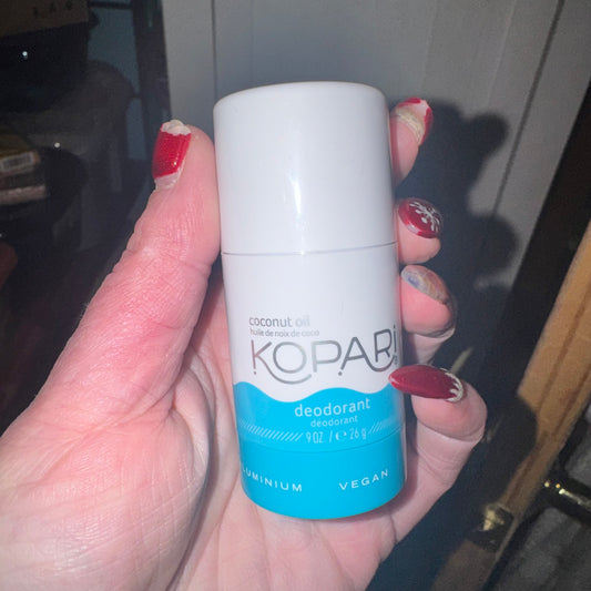 Coconut oil deodorant travel size