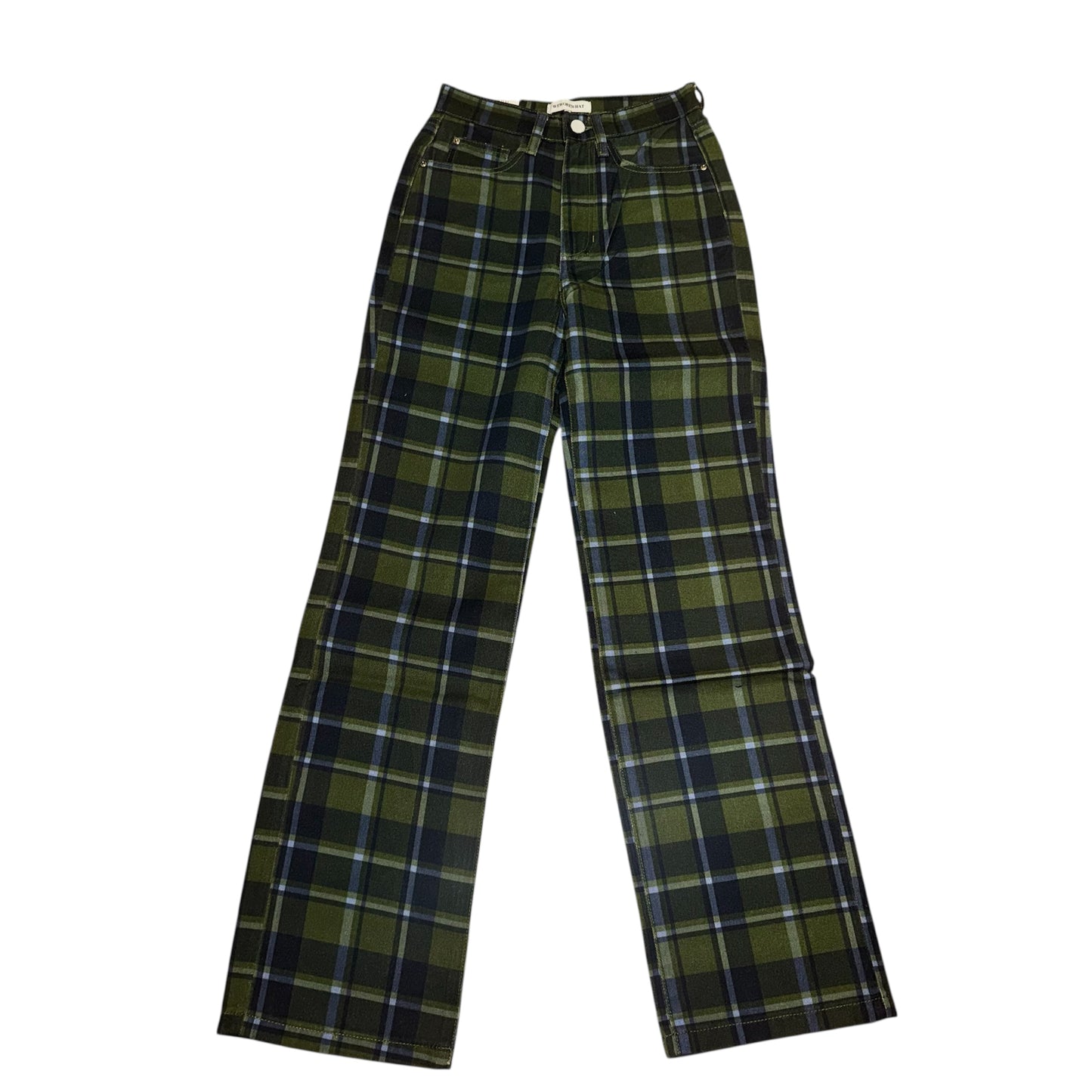Dad jeans classic plaid