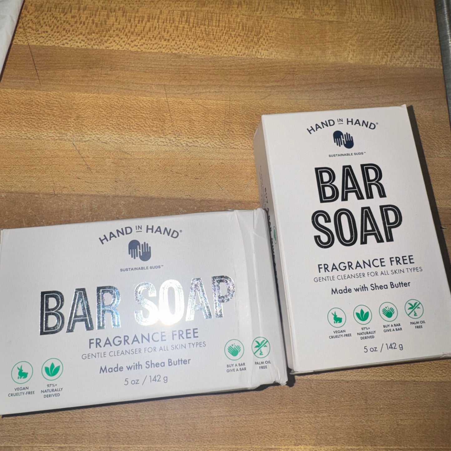 Fragrance free bar soap