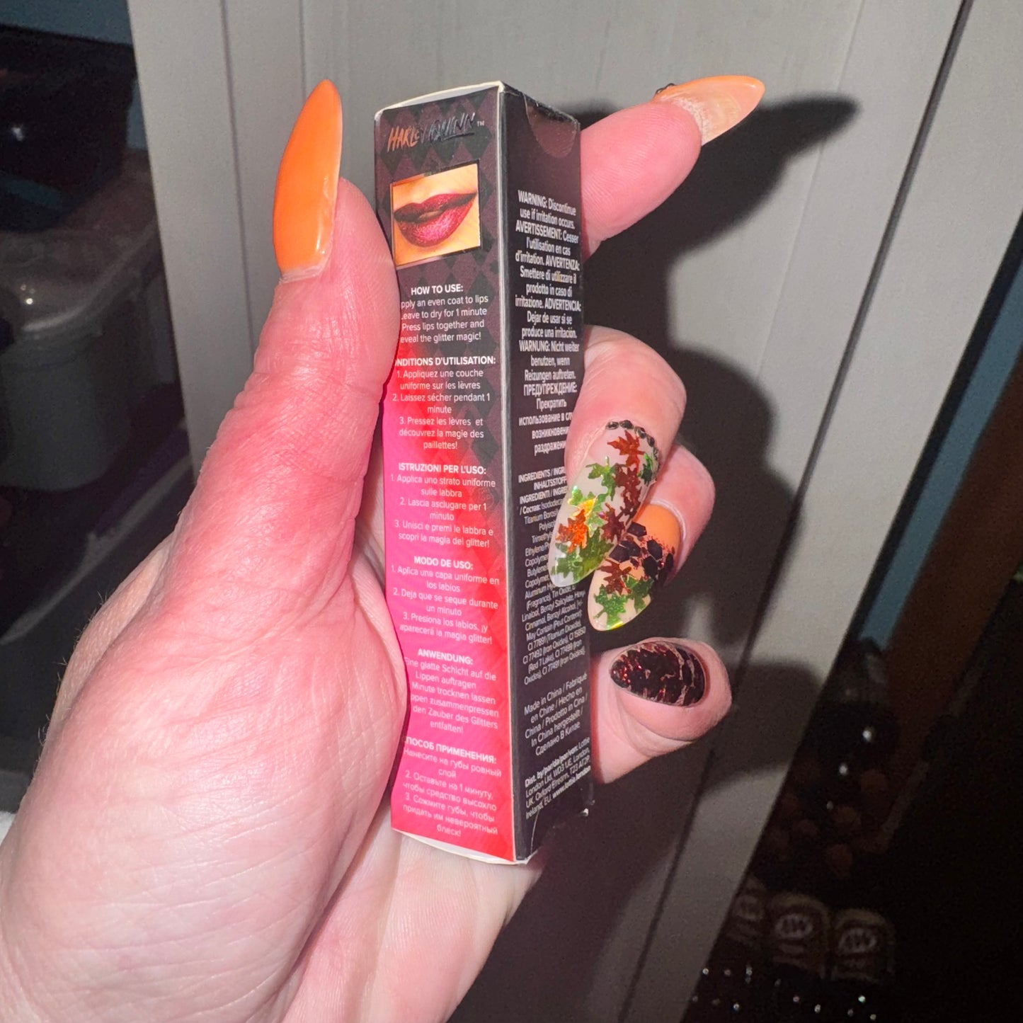 Harley Quinn transforming liquid lipstick