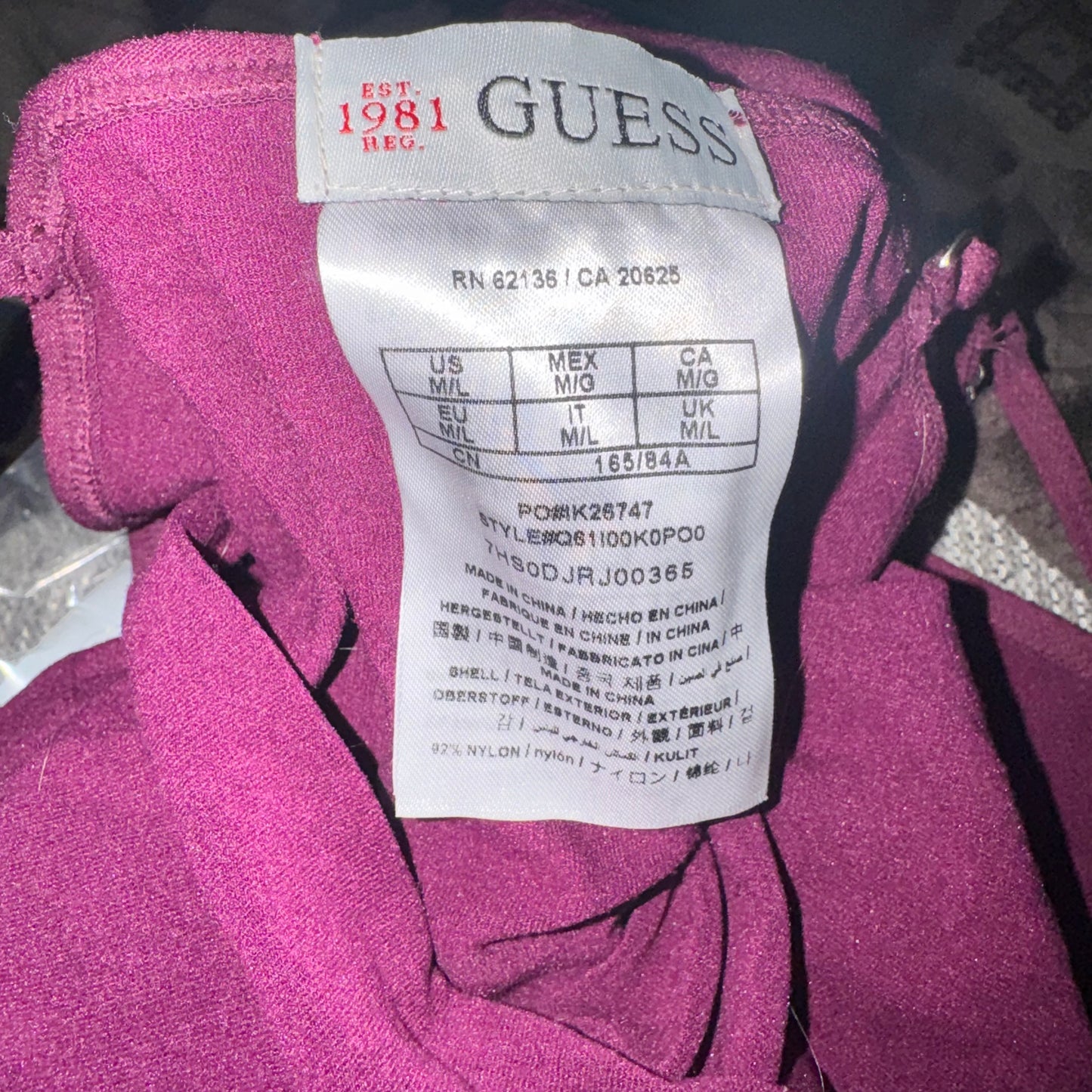 Rhinestone logo cami