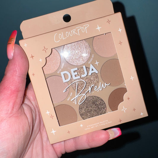 Deja brew eyeshadow palette