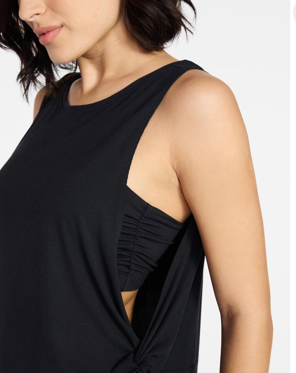 Side knot tank top