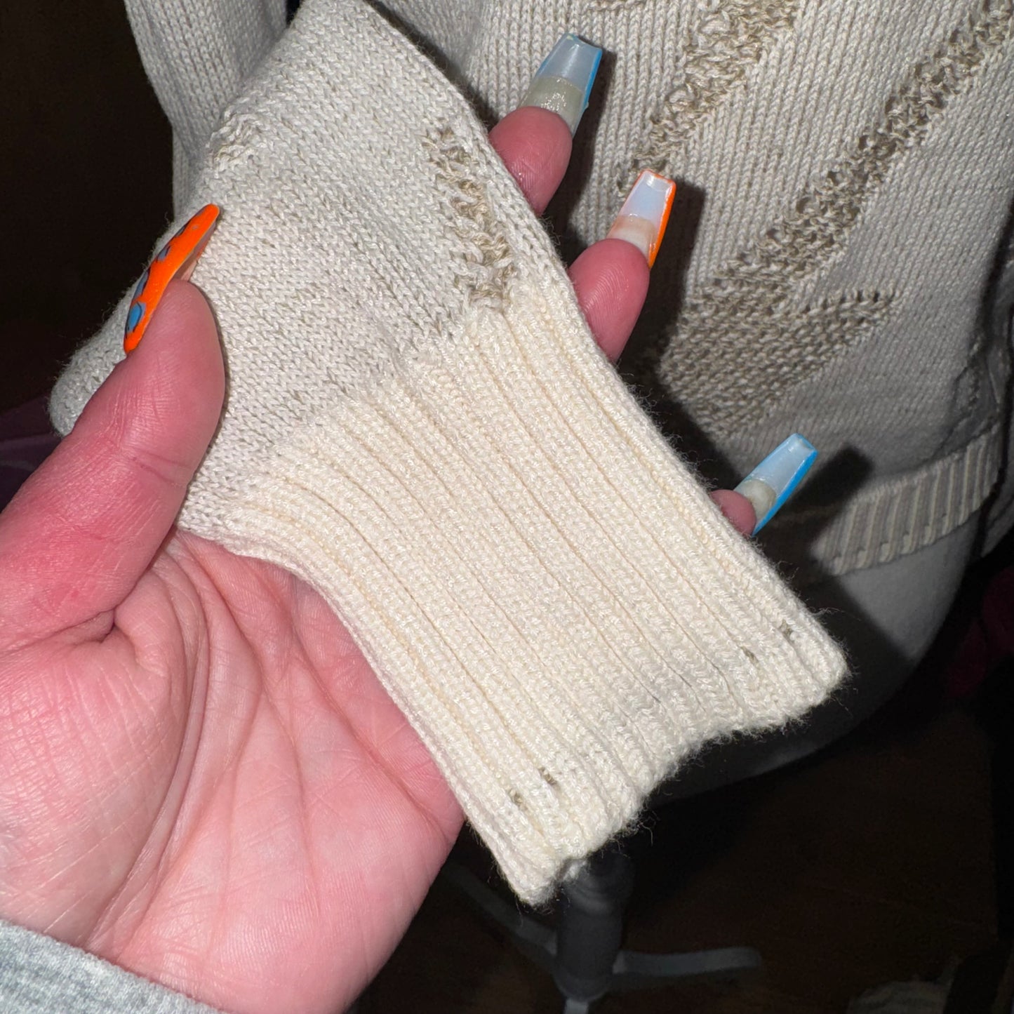 Lightning bolt sweater