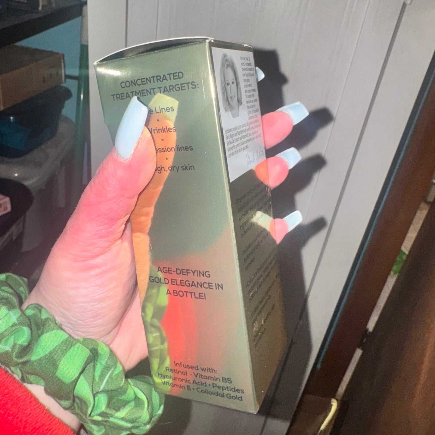 Gold + Hyaluronic face serum