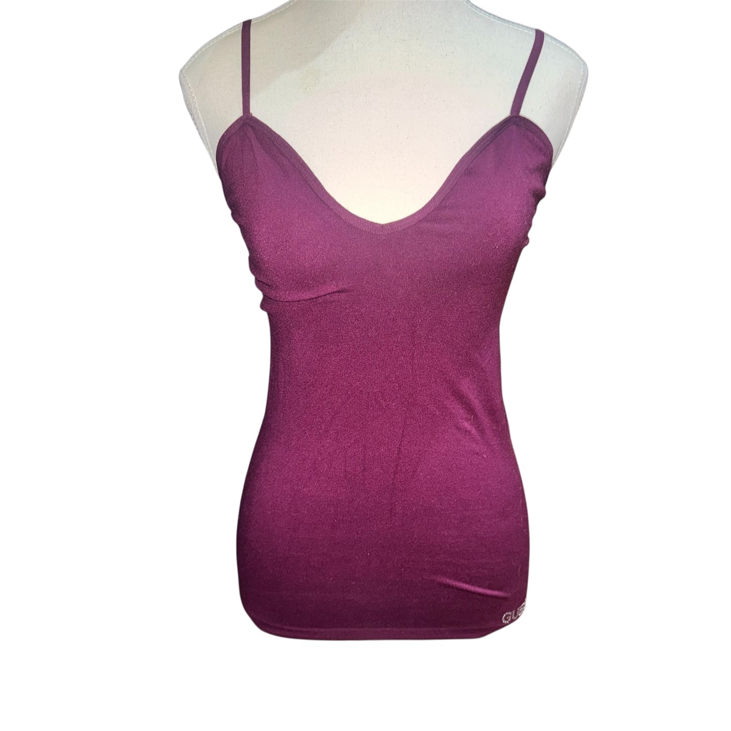 Rhinestone logo cami