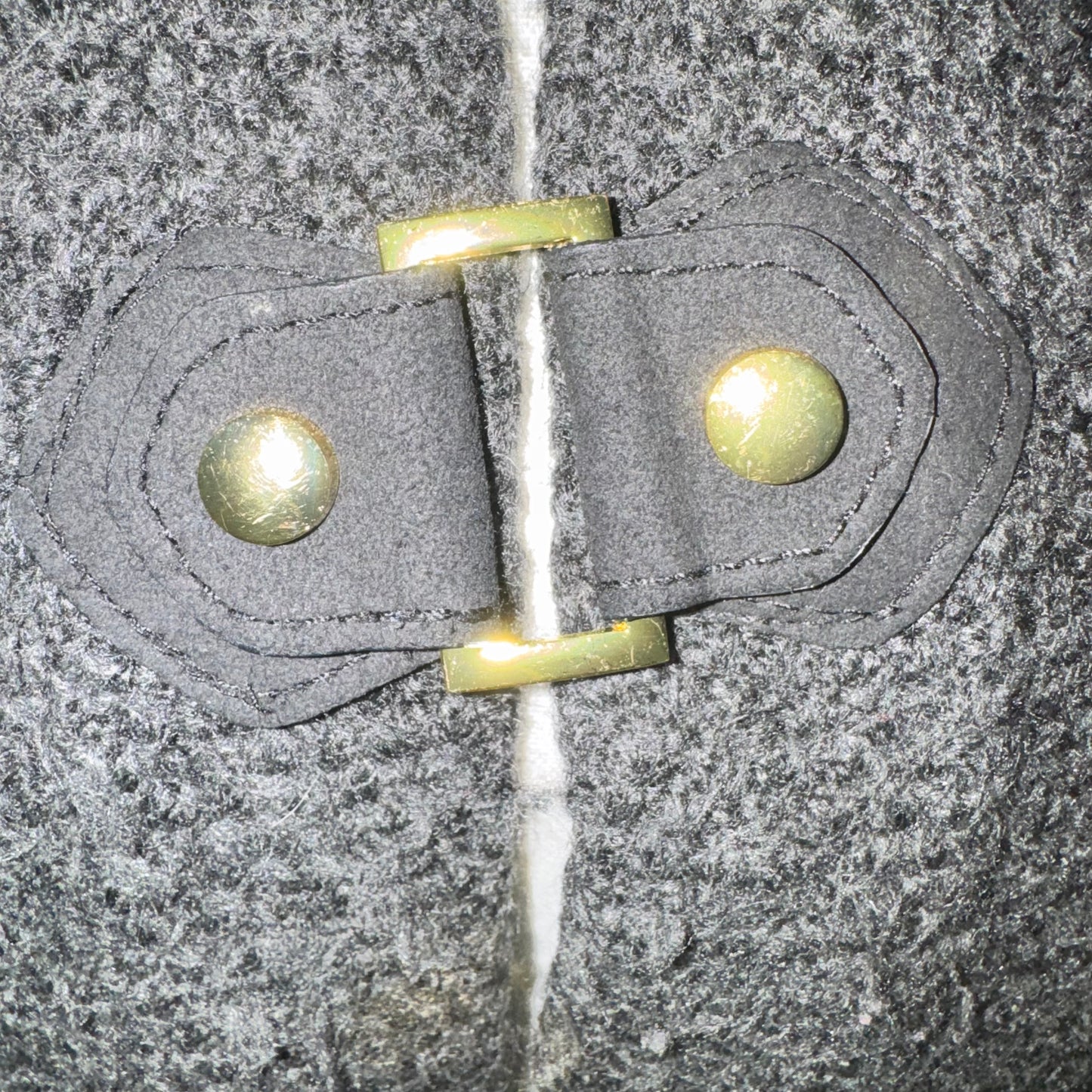 Gray knit acrylic cardigan