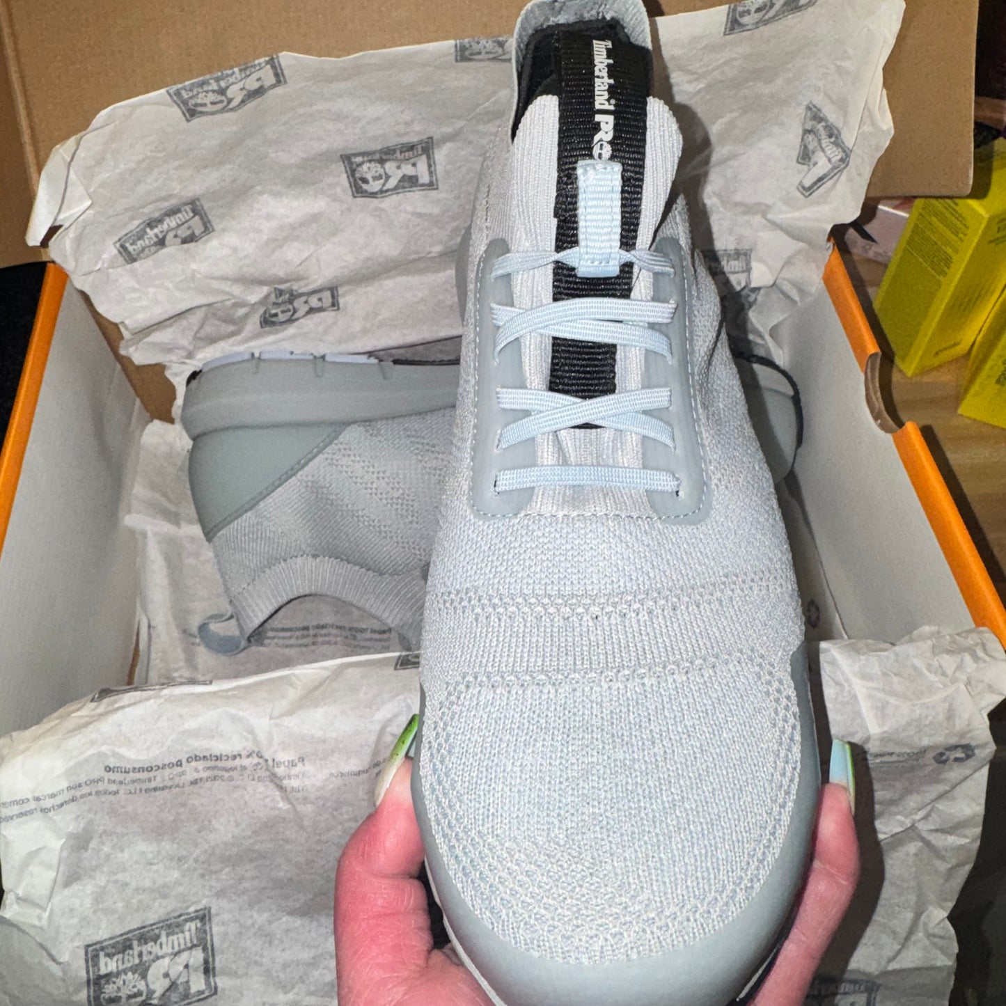 Radius knit slip on sneaker