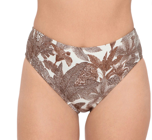 Wild kingdom mid rise bikini bottom