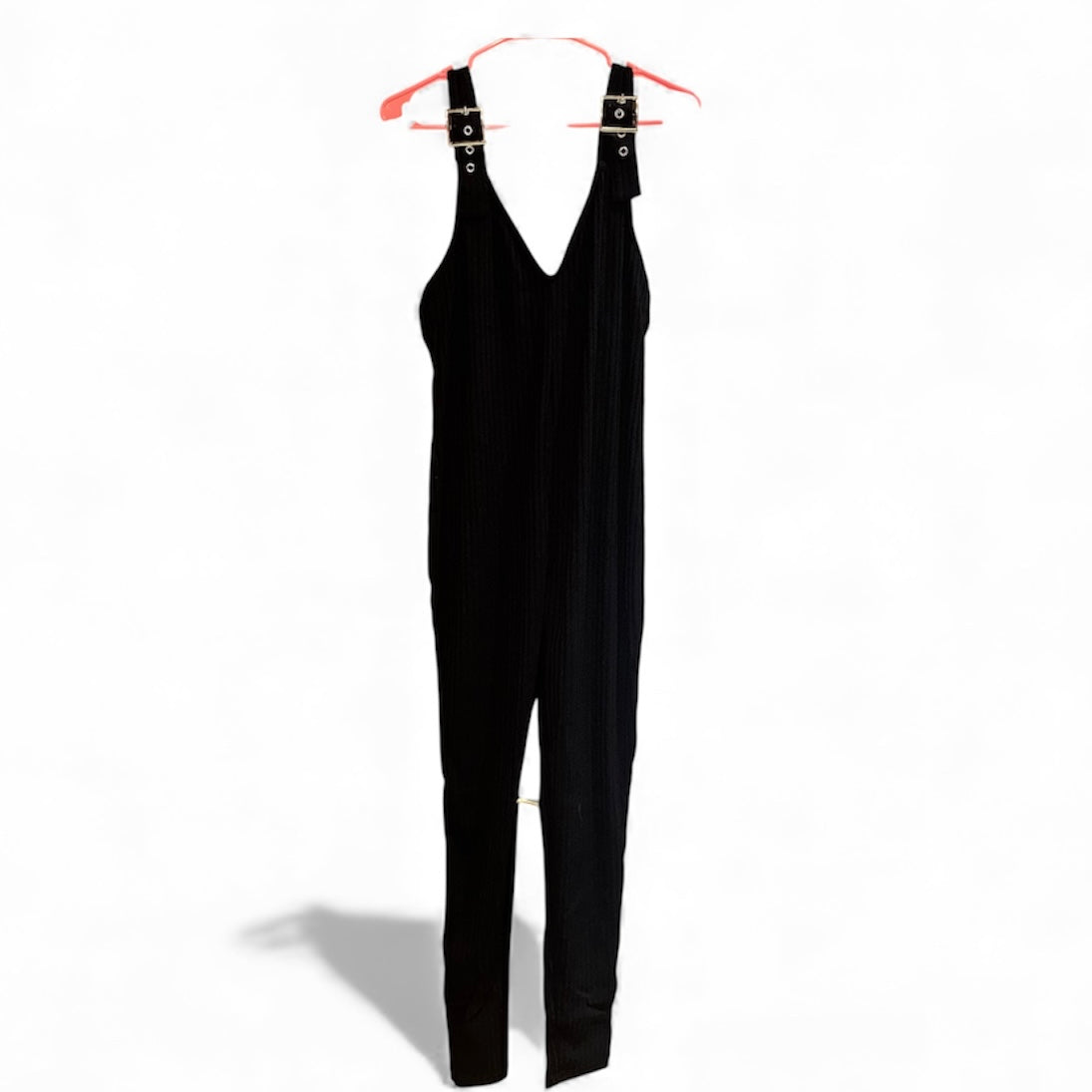 Ribbed knit jumpsuit