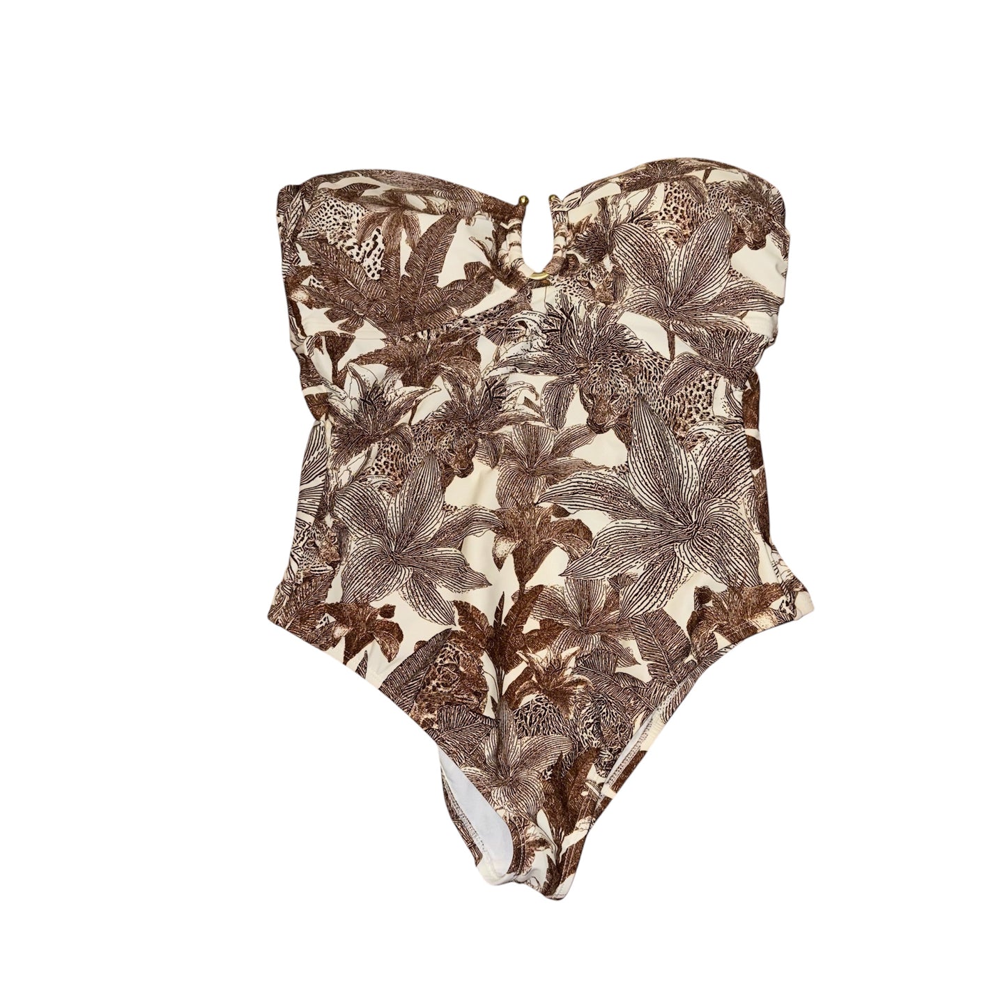 Bandeau one piece swimsuit