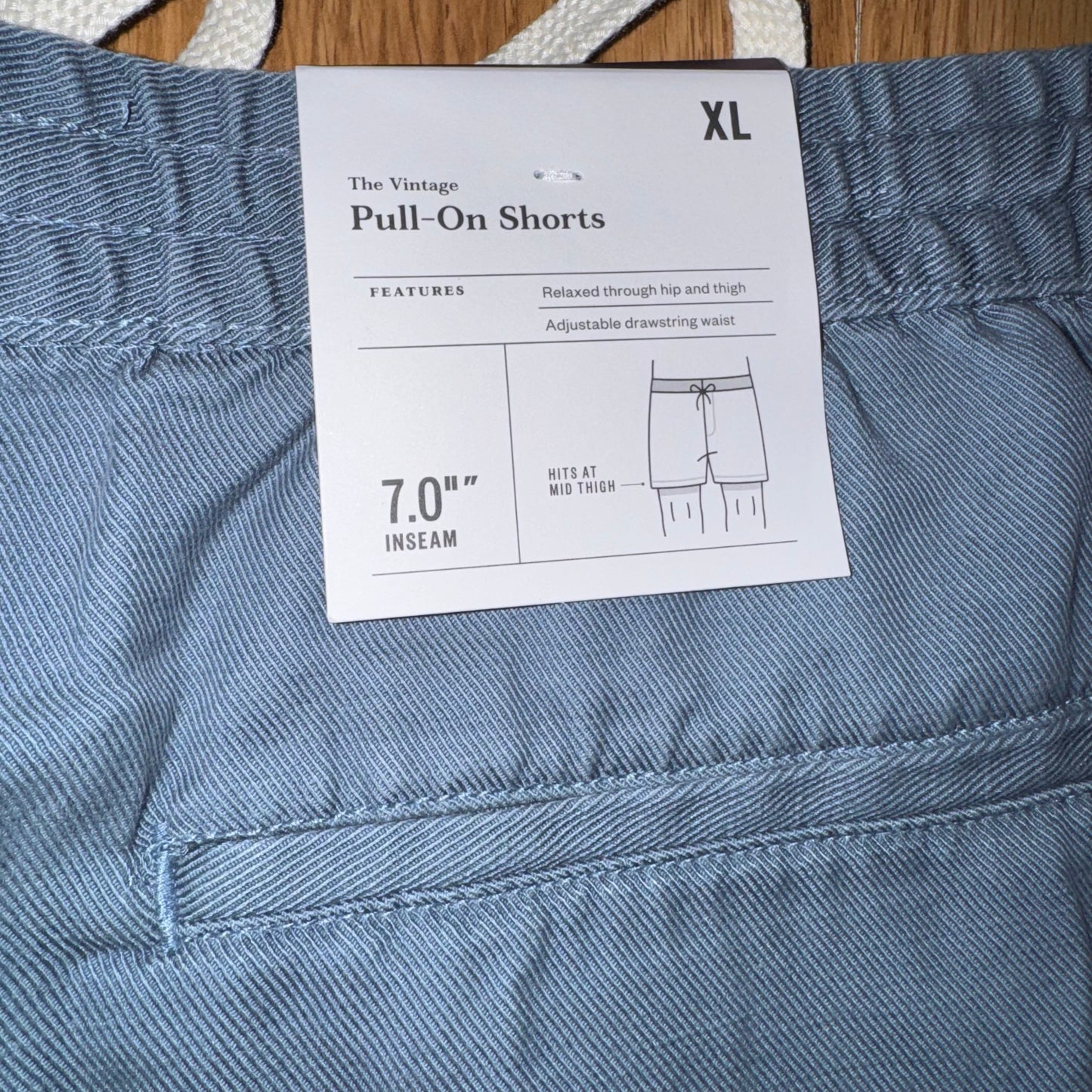 The vintage pull on shorts