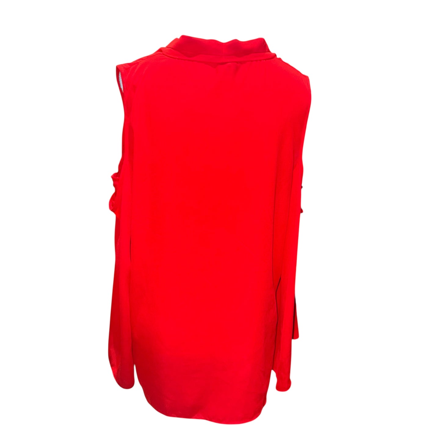 V neck cold shoulder blouse