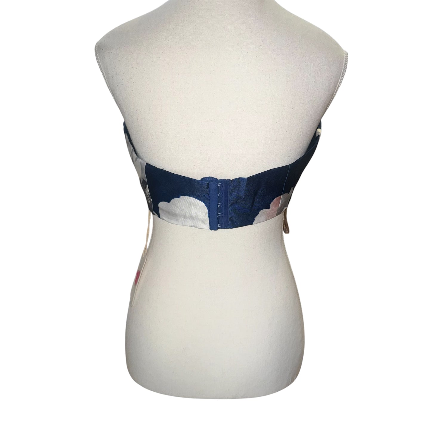 Floral print bandeau top