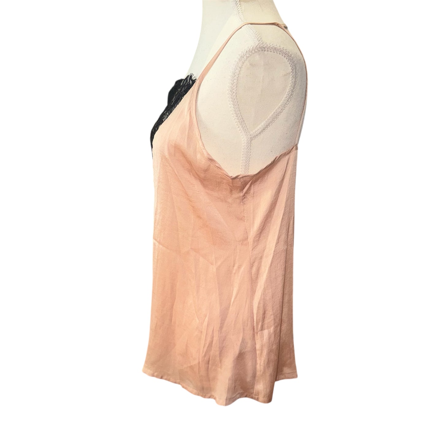 Satin strappy back top