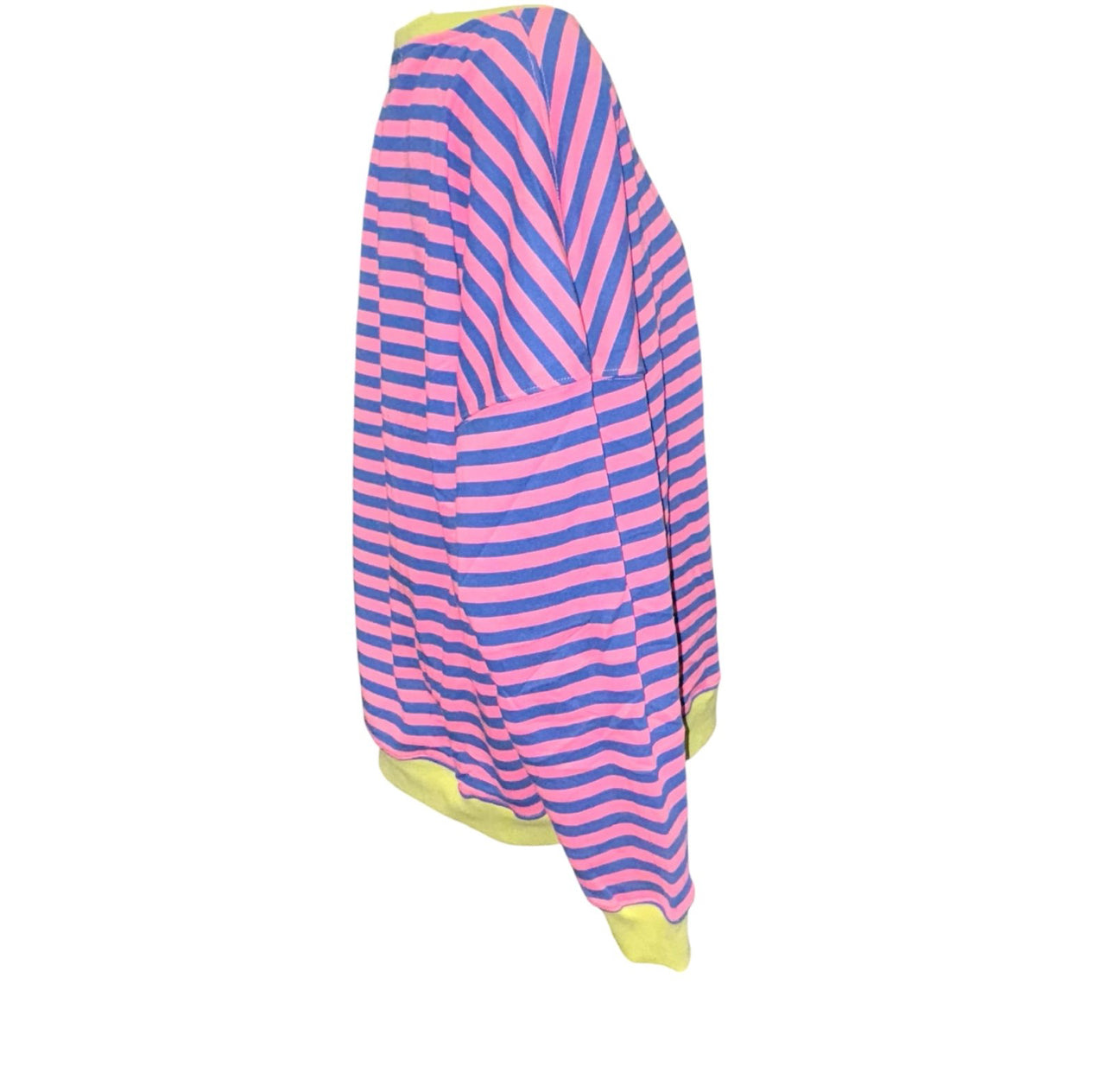 Oversized striped sweatshirt