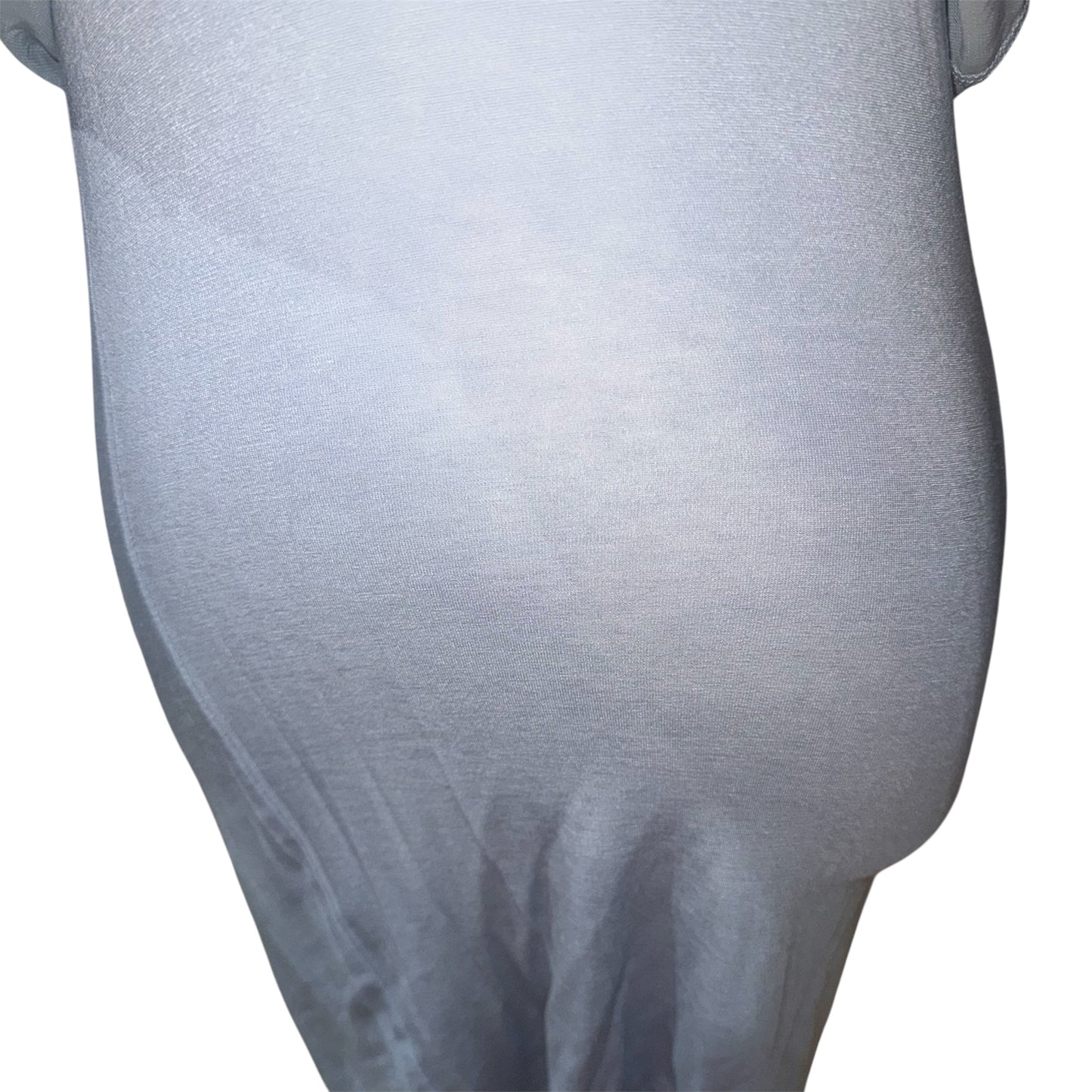 Layered mesh t-shirt dress