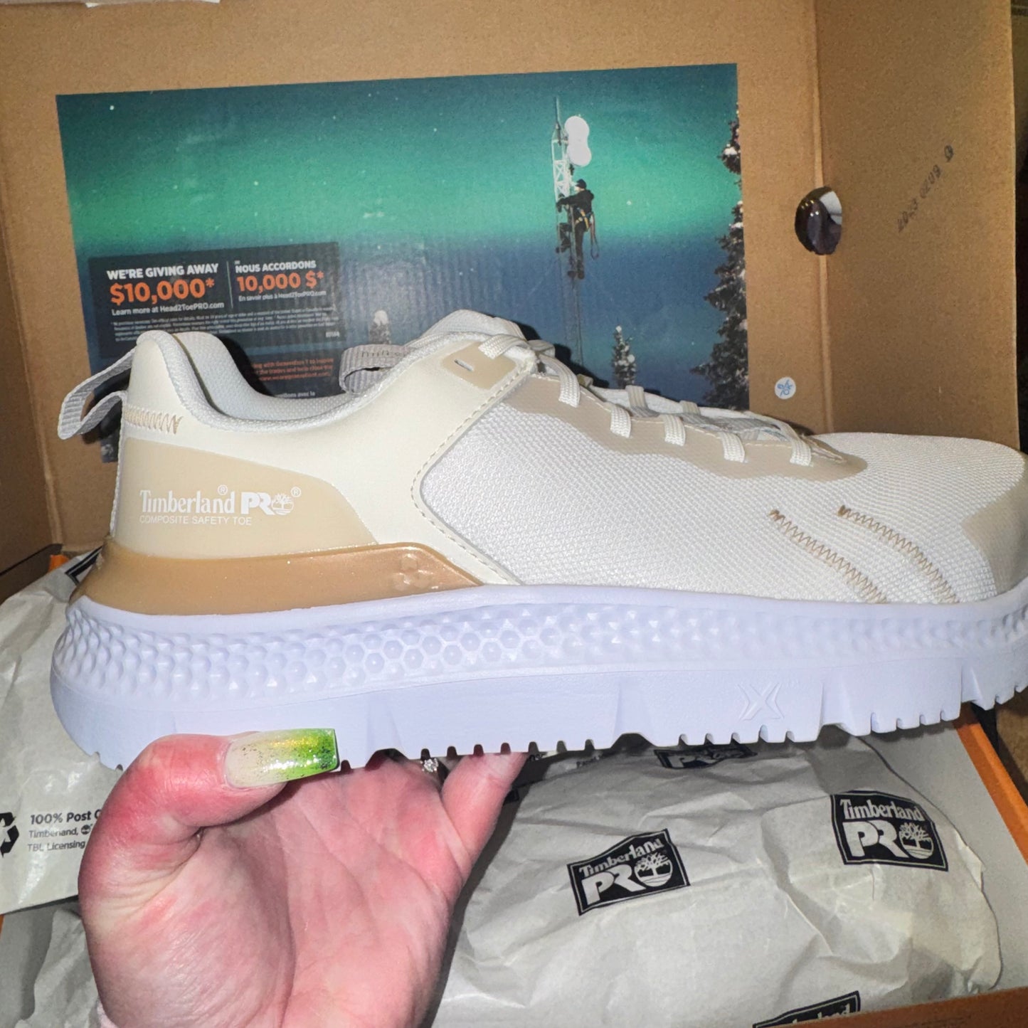 Setra composite toe work sneakers