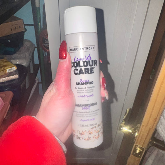 Color care purple shampoo