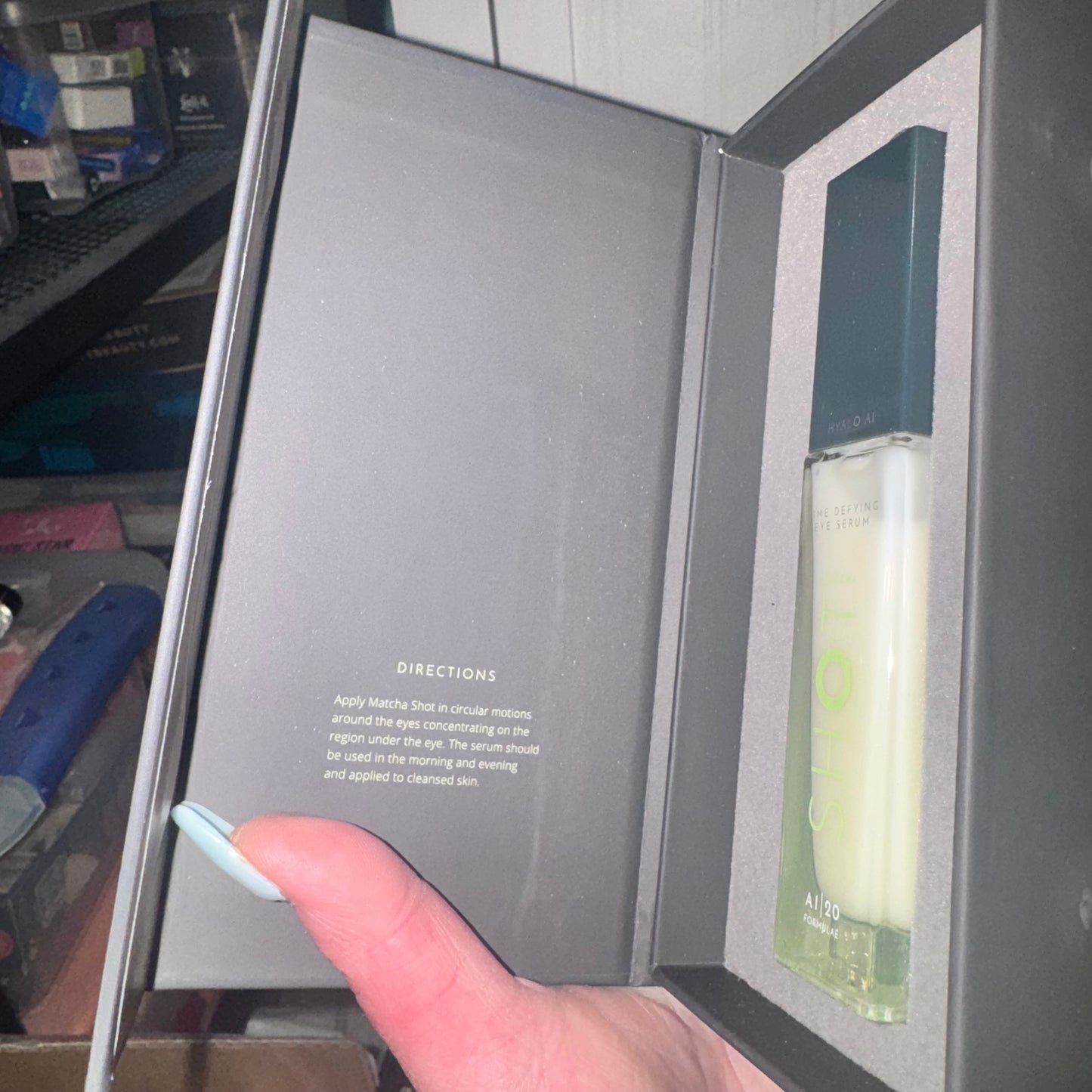 Matcha shot time defying eye serum