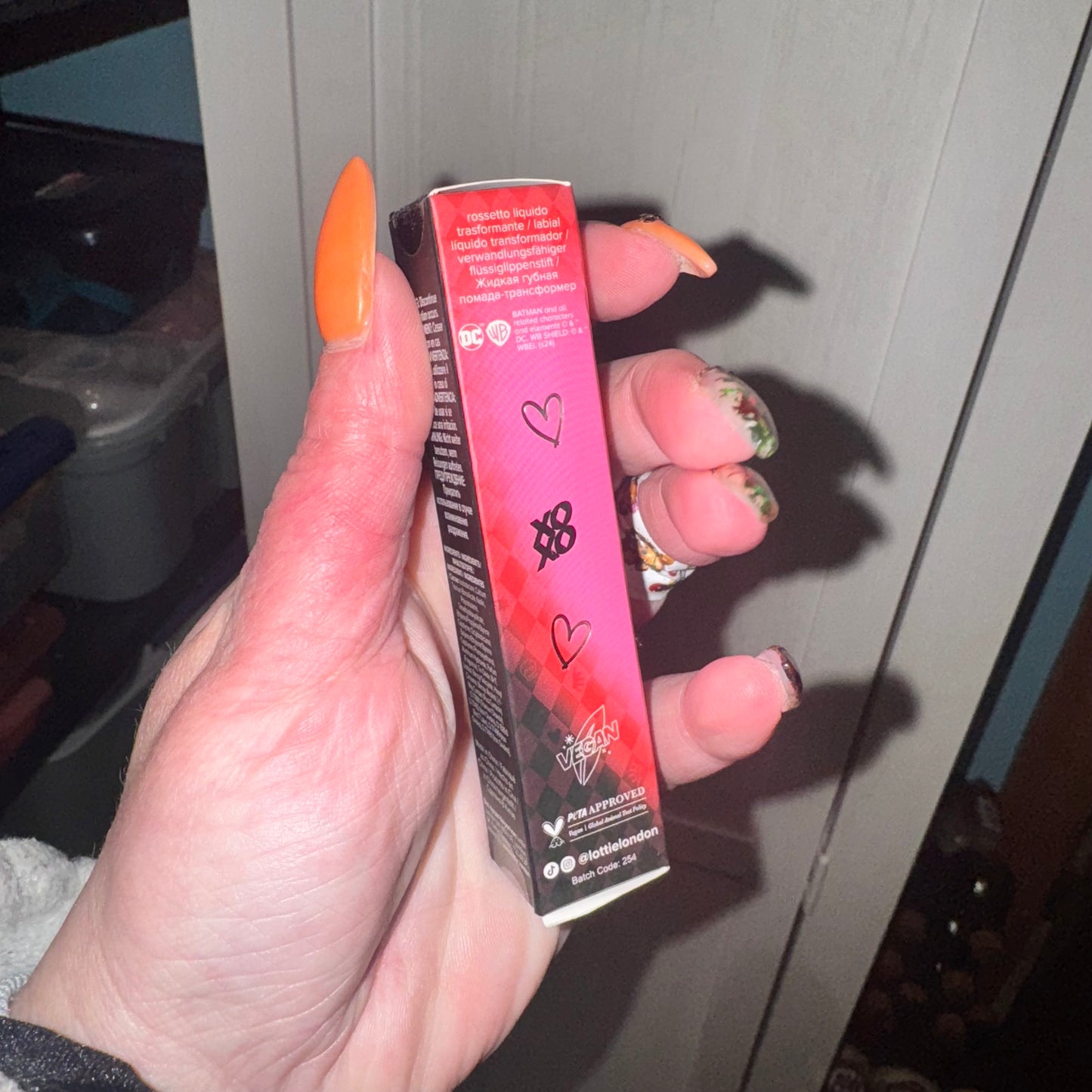 Harley Quinn transforming liquid lipstick