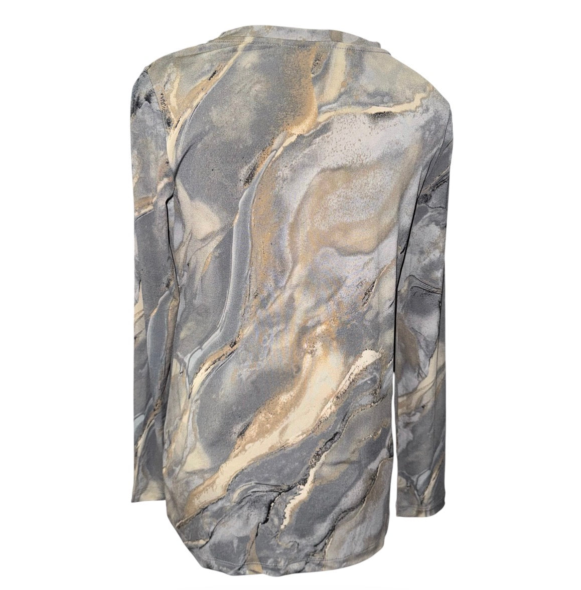 Liquid knit marble top