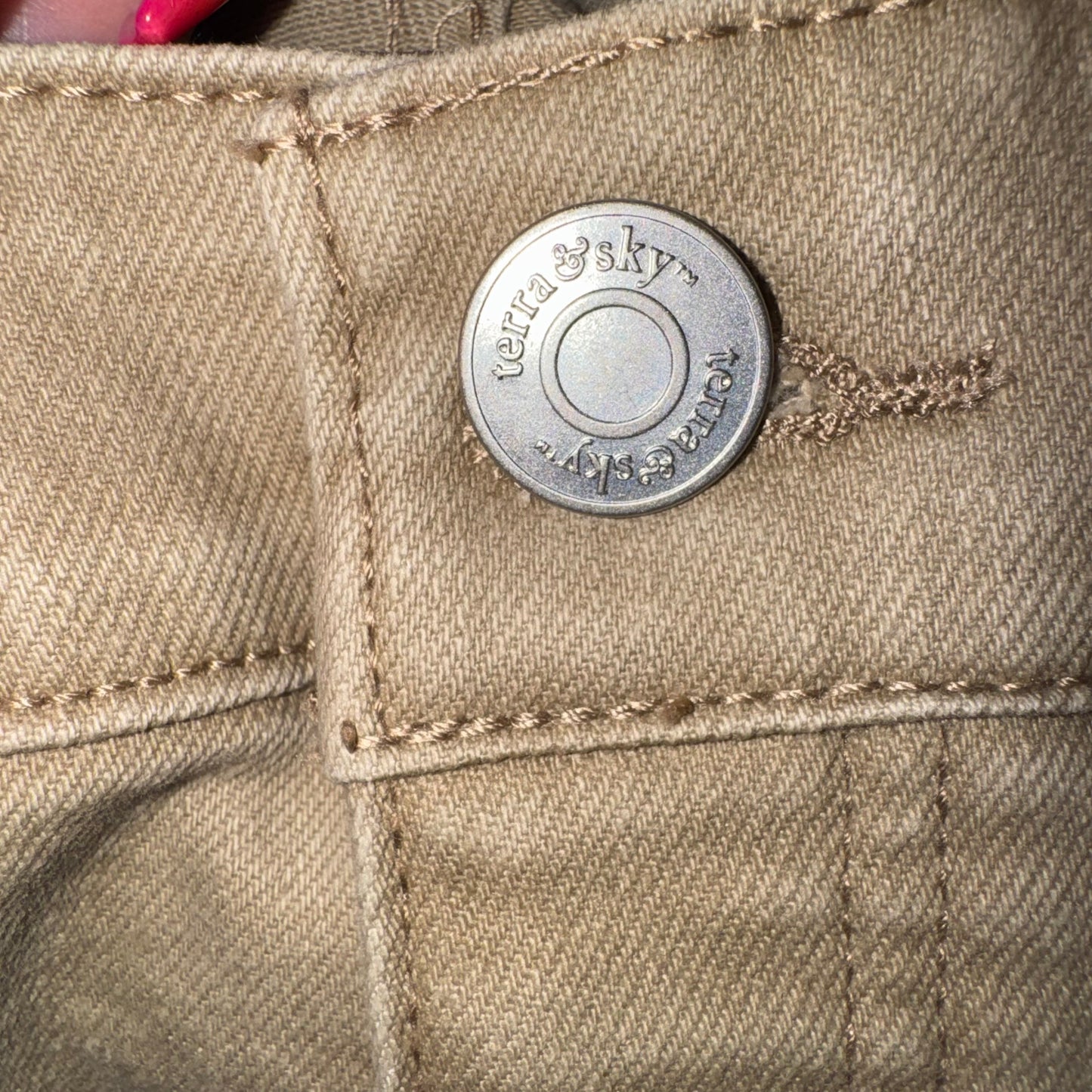 High rise barrel jeans - size 24W