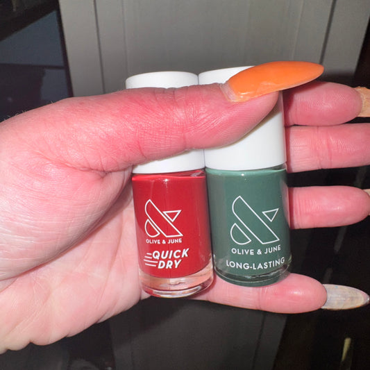 Olive & June nail polish (set of 2)