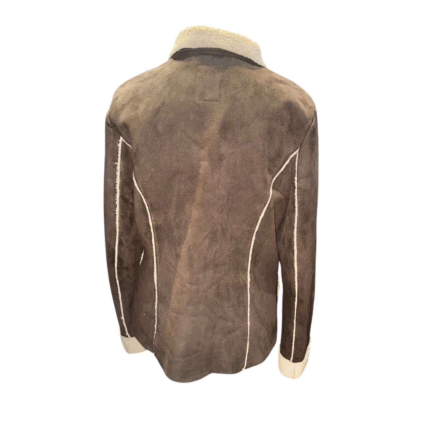 Vintage old navy faux shearling jacket