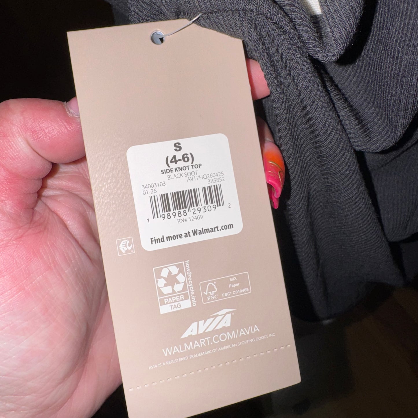 Side knot tank top