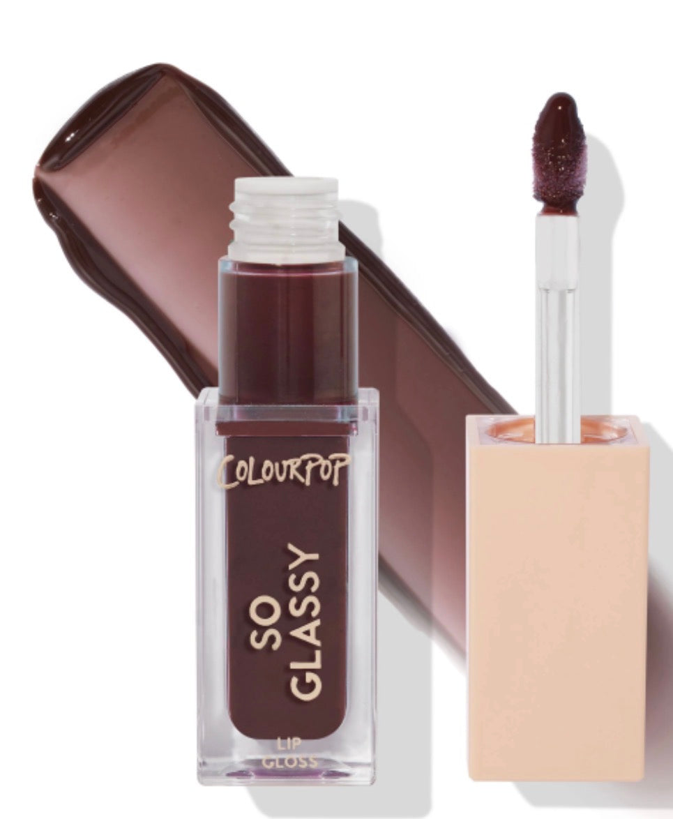 So glassy lip gloss