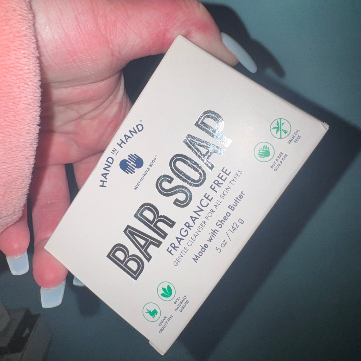 Fragrance free bar soap