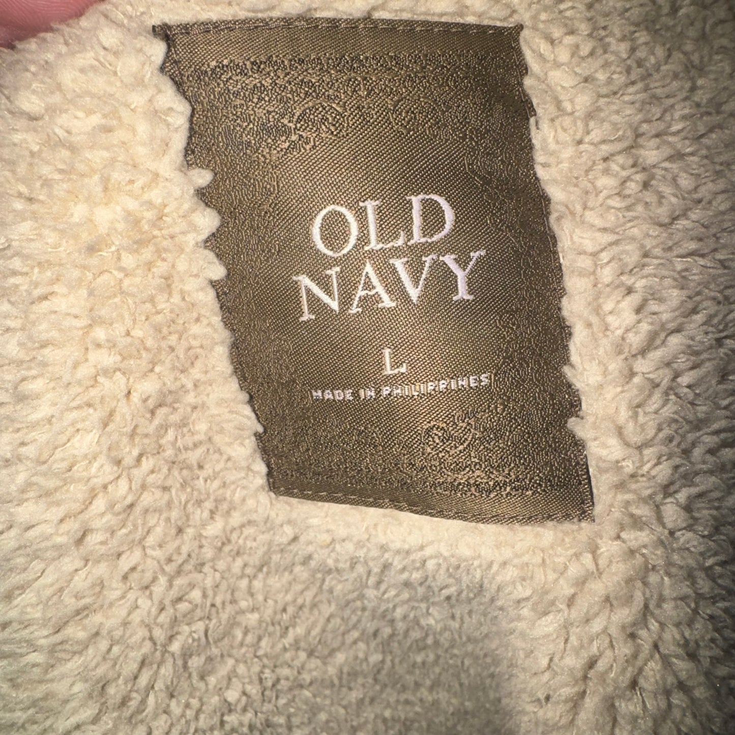 Vintage old navy faux shearling jacket