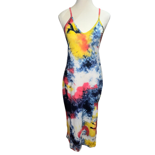 Tie dye maxi dress