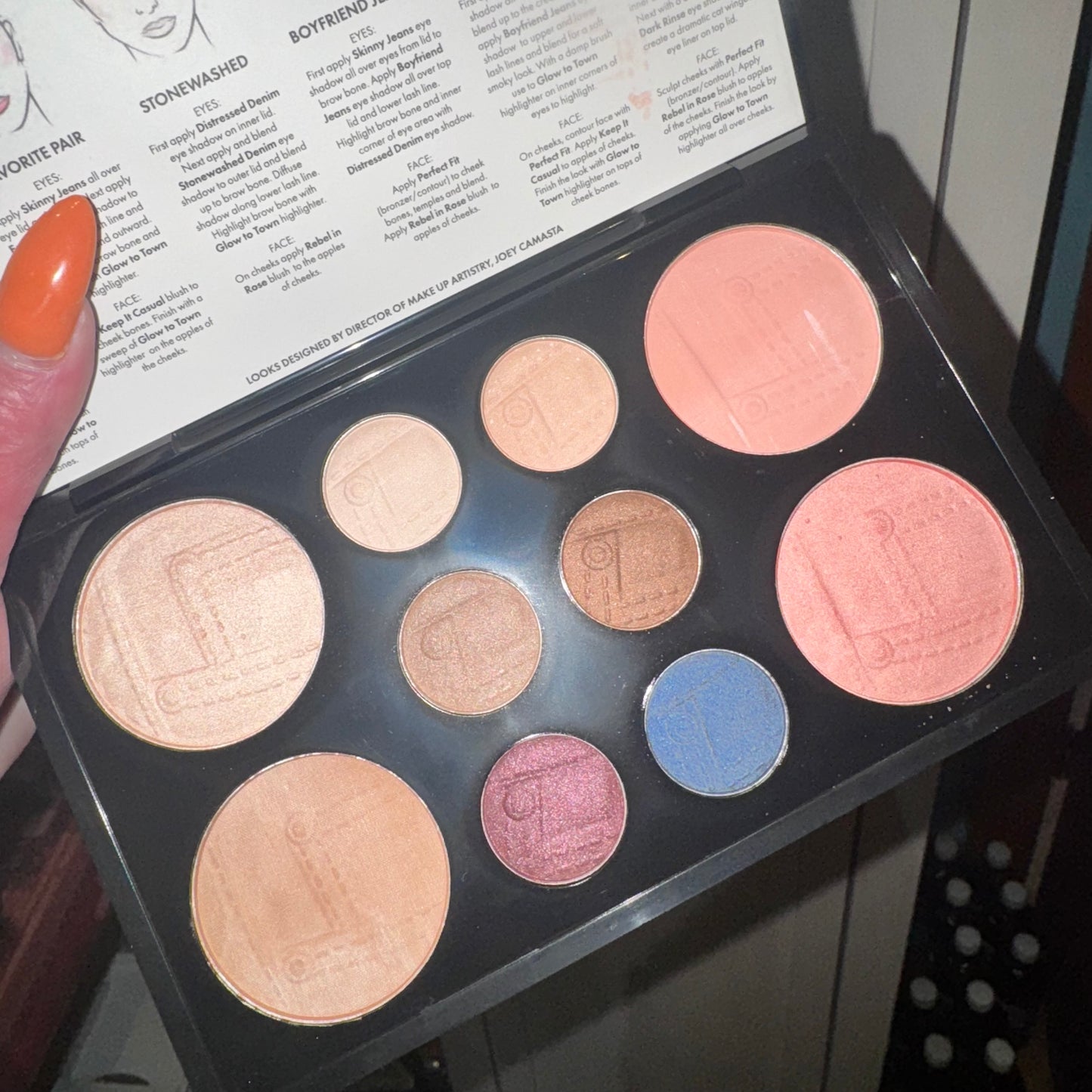 Denim wear collection palette