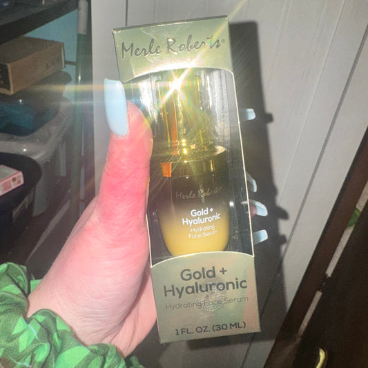 Gold + Hyaluronic face serum