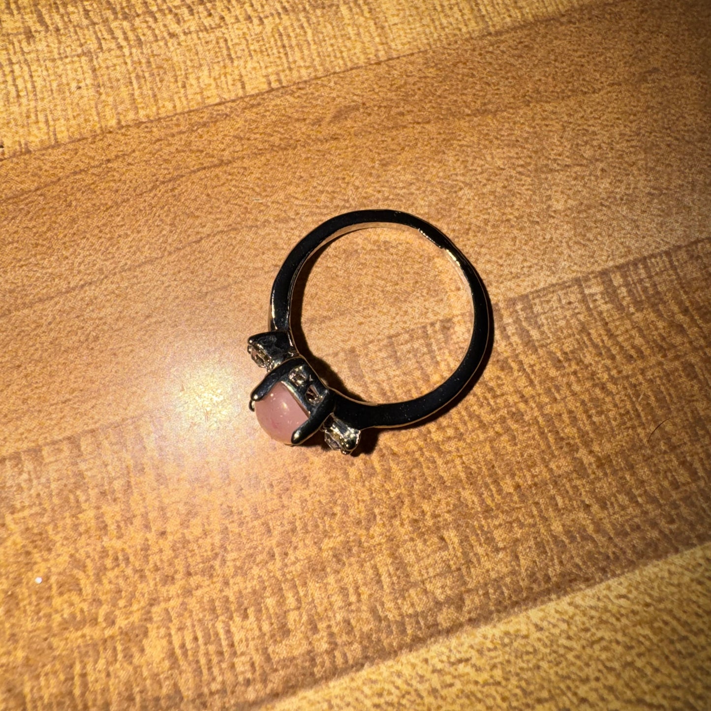 Iridescent statement ring