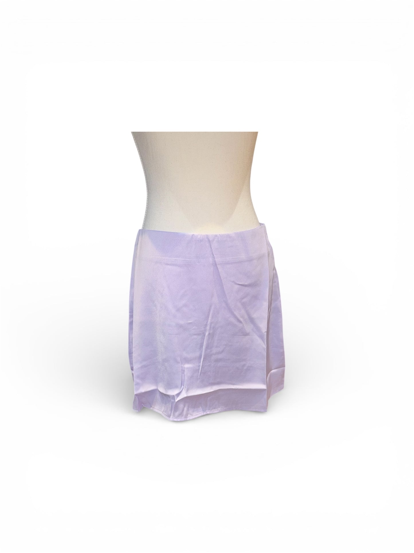 Mini slip skirt heather purple