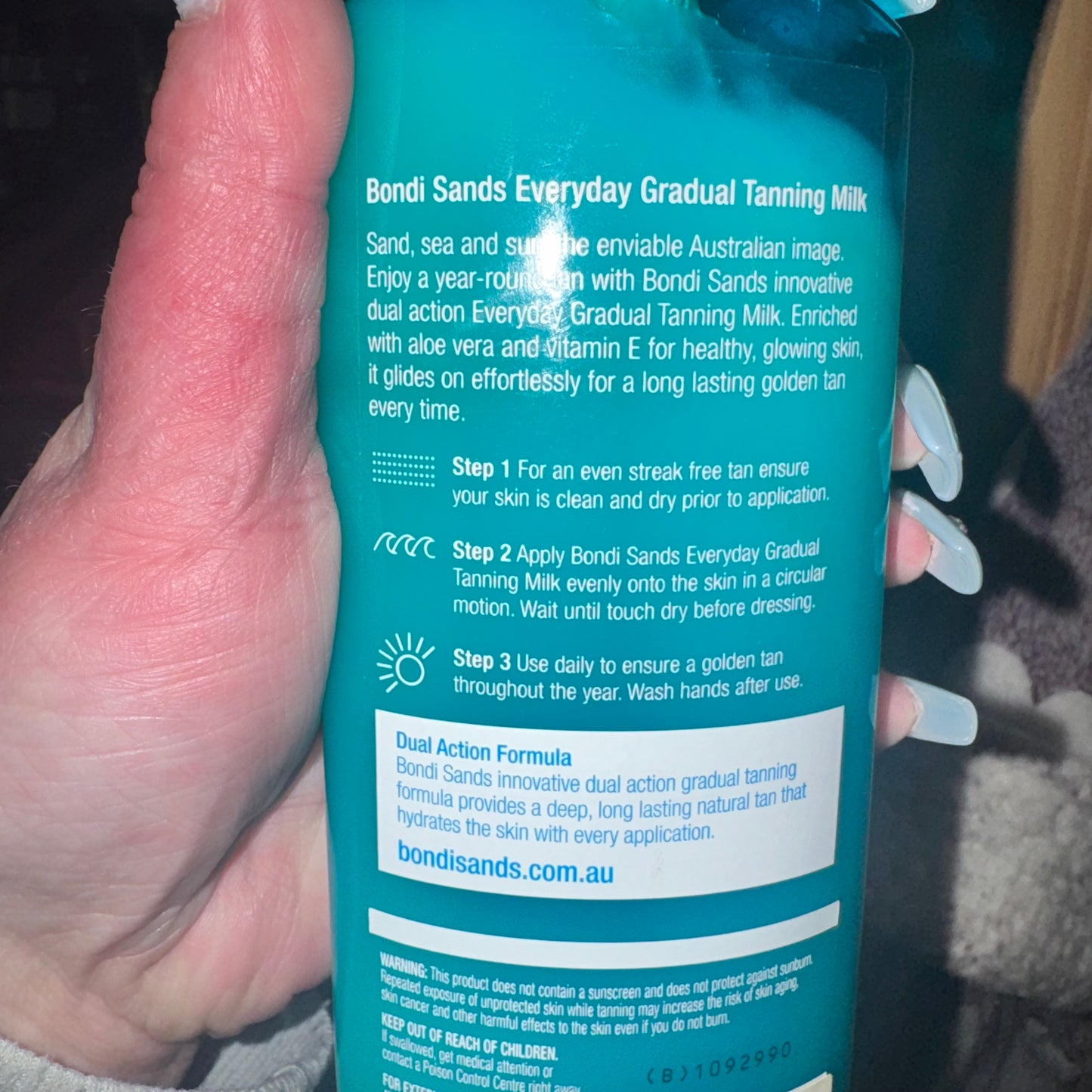 Everyday gradual tanning milk